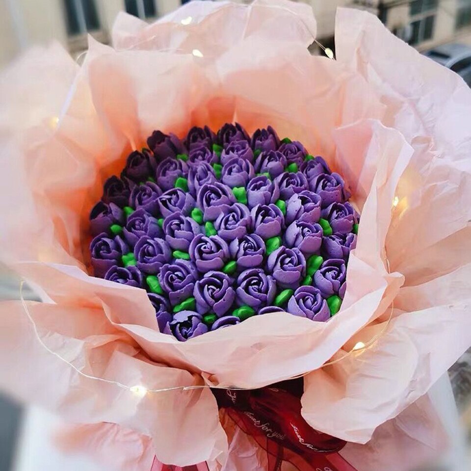 Msjo 11 Uds boquillas rusas de glaseado de tulipán boquillas de pastelería inoxidable boquillas de bolsa de confitería boquillas con acabado de hojas Juego de Herramientas de decoración de pasteles