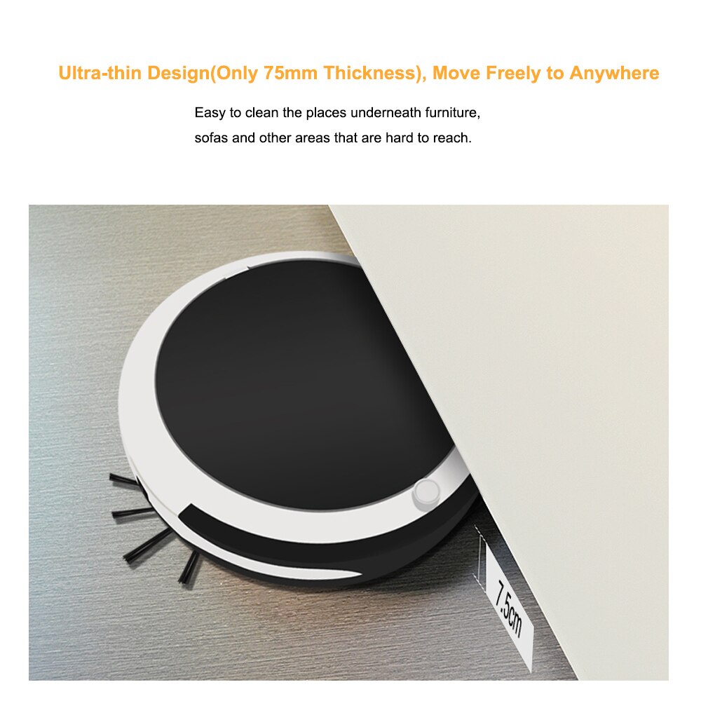 Household Rechargeable Smart Vacuum Cleaner Movable Floor Sweeper Cleaning Tool Automatic Sweeping Robot Cleaning Machine