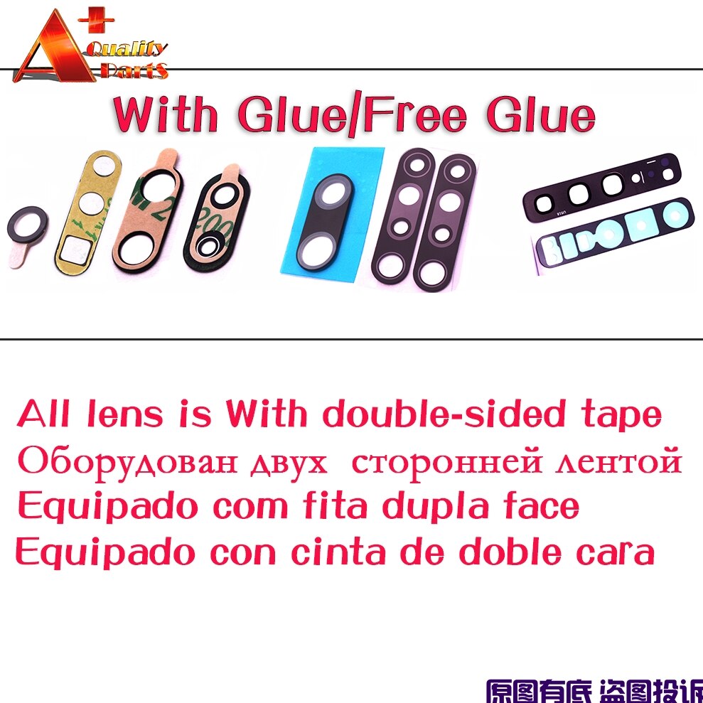 Voor Vivo Y31 Y51 Y51A Originele Back Rear Camera Lens Glas Vervangende Cover