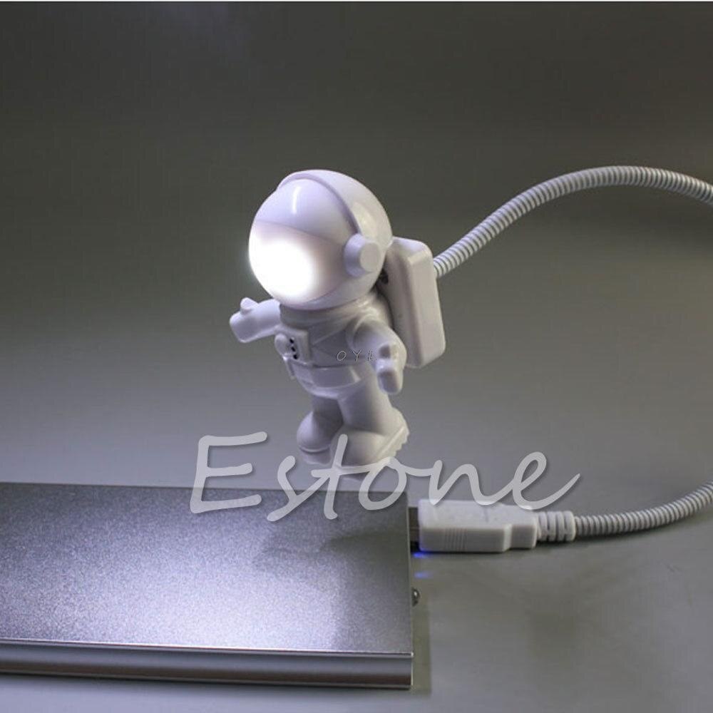 Ruimtevaarder Astronaut Mini Flexibele Led Lamp Licht Tafel Gadgets Usb Hand Lamp Voor Power Bank Pc Laptop