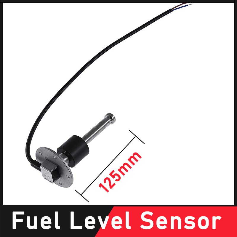 Brandstofniveausensor Met Water Niveau Sensor 125Mm 0-190 Ohm /240-33 Ohm Olie Tank niveau Indicator Meter Voor Boot