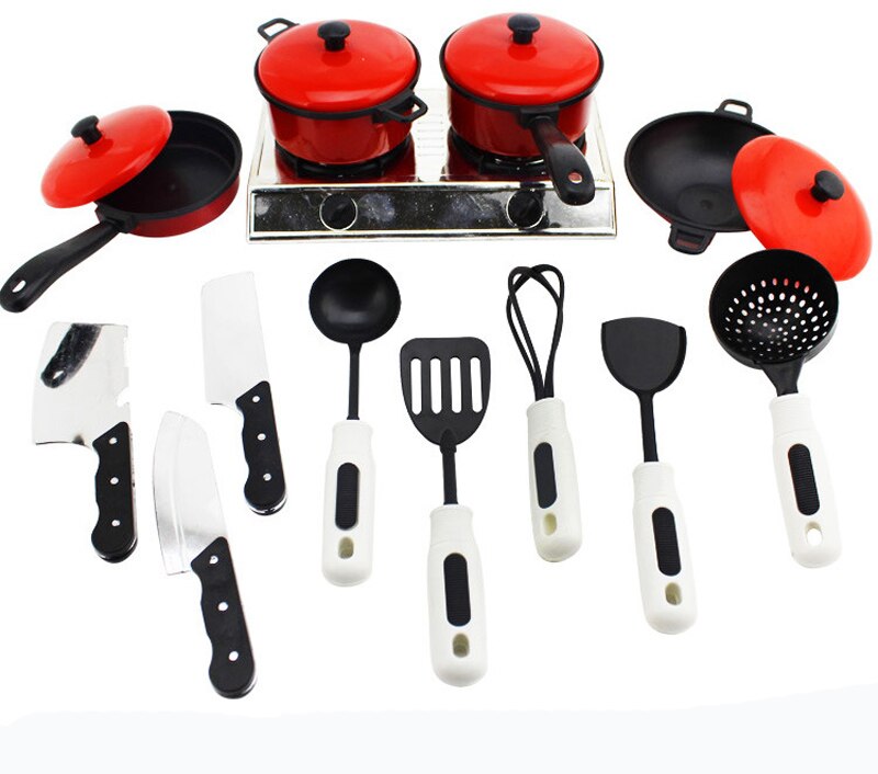 Children Pretend Play Set Plastic Food Toy DIY Cake Toy Cutting Fruit Vegetable Food Pretend Play Toys For Kids Educational: 13pcs kitchen toys