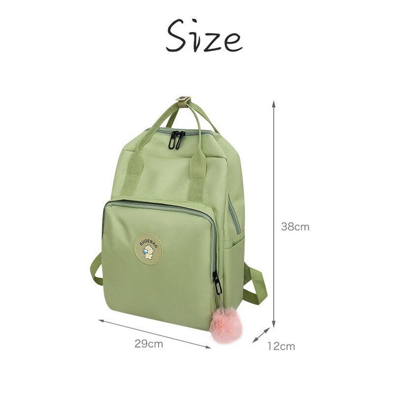 4 pièces ensemble sac d'école toile femmes sac à dos collège sac pour filles Anti-vol école sac à dos Mochilas femme sac à dos