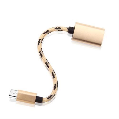 Cable de carga 2 en 1 Tipo C y microusb a USB 3,0, Cable de carga, línea USB 3,0, Cable adaptador OTG para teléfono, PC, convertidor de pene en U: Micro Gold