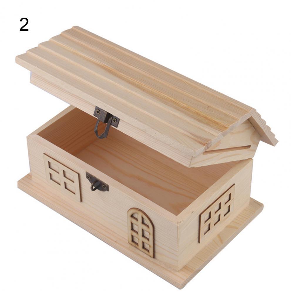 Lebendige Geld Kasten Sammeln Sparschwein Haus bilden Keine Gitter atemberaubend Fadeless Geld Kasten:  2