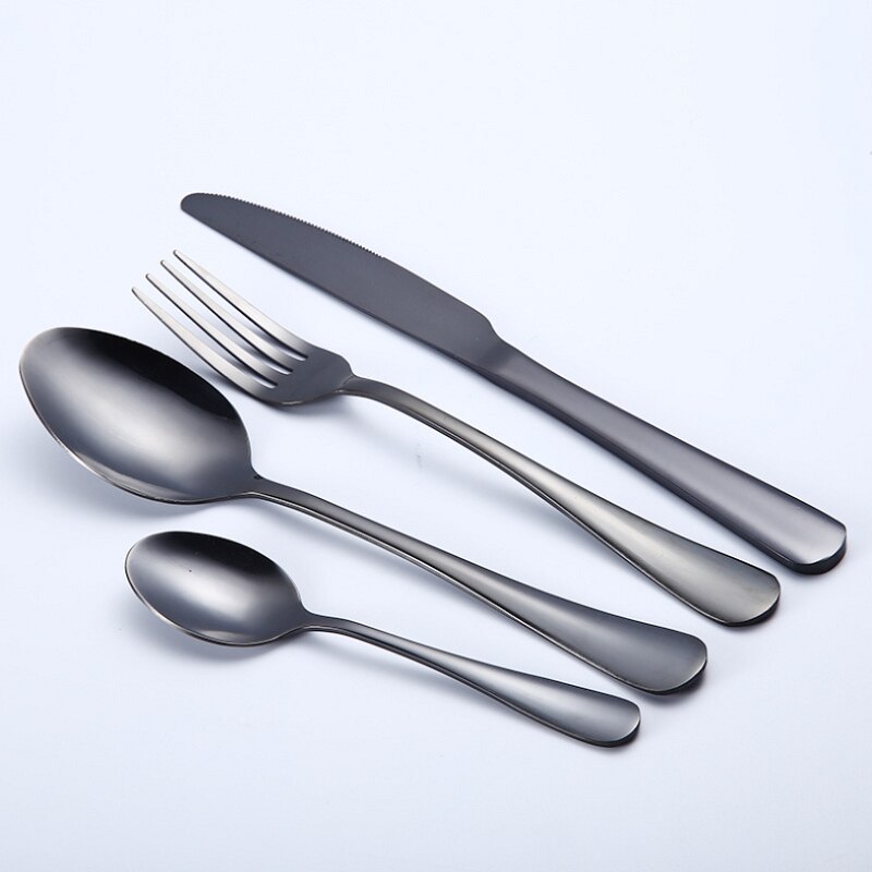 Dinnerware Set 304 Stainless Steel Cutlery Set Knife Fork Spoon Tableware Wedding Silverware set