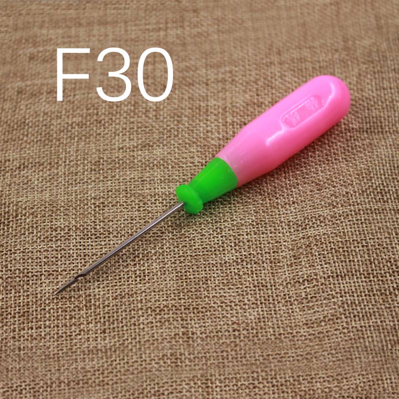 1Pcs Leather sewing tool Awl DIY Leather Tent Sewing Awl Pin Punch Hole Repair Tool Hand Stitcher Needlework: F30