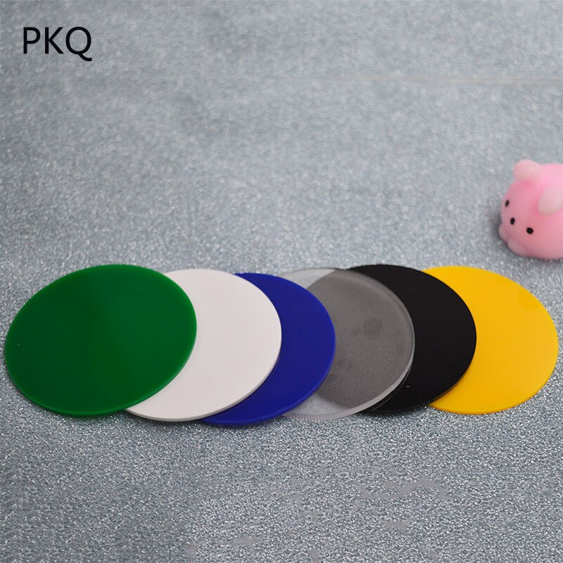 10pcs Diameter 2cm/3cm/4cm Acrylic Sheet Round Color Acrylic Sheet Mini DIY Plastic Board 2mm Thickness Acrylic Plexiglass