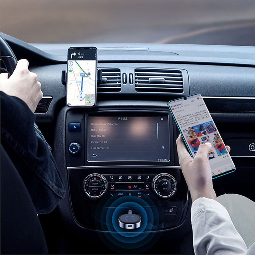 Bluetooth-compatible 5.0 Converter Audio Receiver for Phone/Laptop/Tablet 5.0 Bluetooth Adapter Stereo/3.5mm Wired Headphones