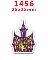 Diy askartelutarvikkeet halloween-painetut tasaselkäiset tasomaiset hartsit 30 kpl. pr -1191-9804: Pr -1456