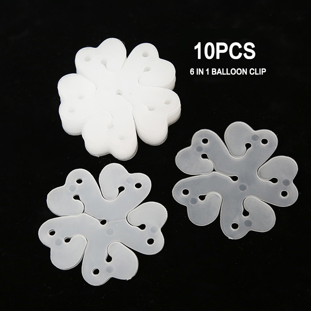 5 Meters Balloon Clip Chain Tie Tool Balloon Accessories Diy Latex Balloons Modeling Plastic Birthday Wedding Party Decor Bal: 10PCS