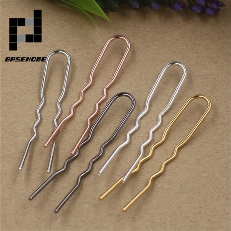 BASEHOME 10 pcs/lot épingles à cheveux en cuivre bâtons à cheveux épingle à cheveux résultats de l'usure des cheveux bricolage bijoux Vintage