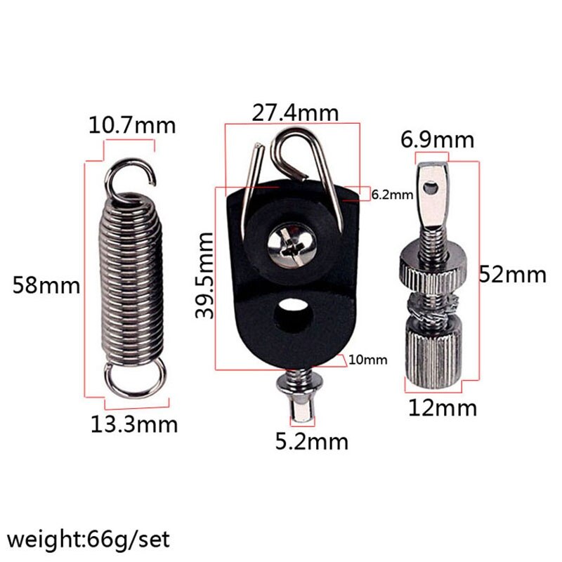 Bass drum voetpedaal veer met d-ring veren spanner percussie-instrumenten accessoires voor drummer percussionist