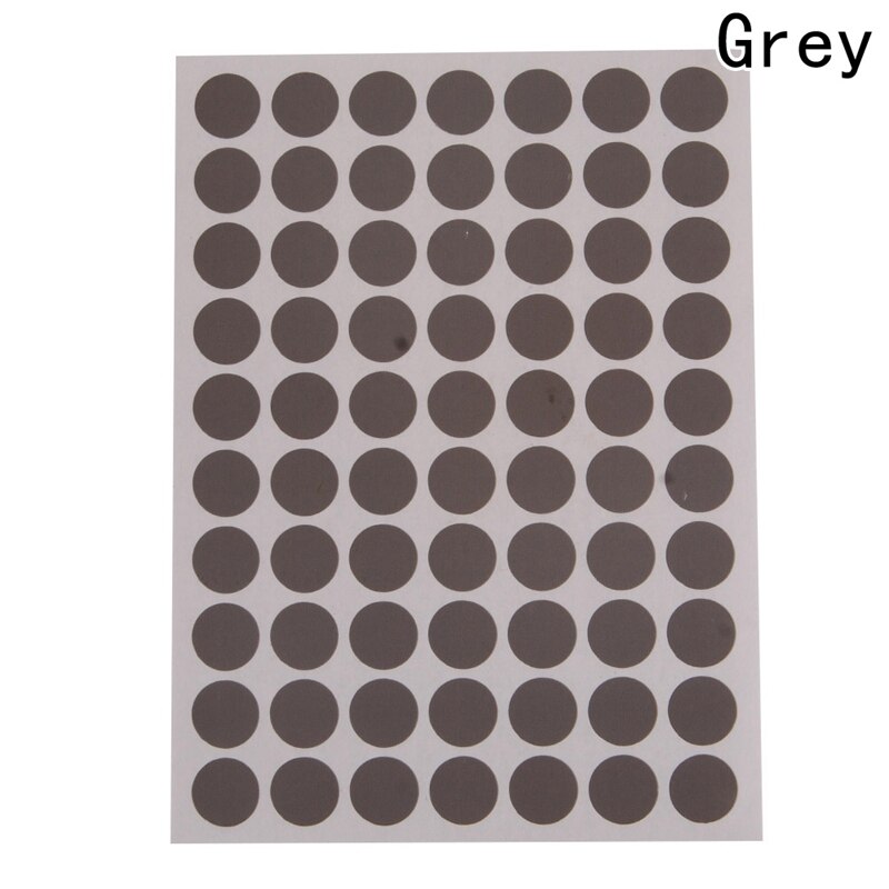 12 Sheets/Pack 10mm Circle Round Color Coded Adhesive Label Dot Sticker: GY