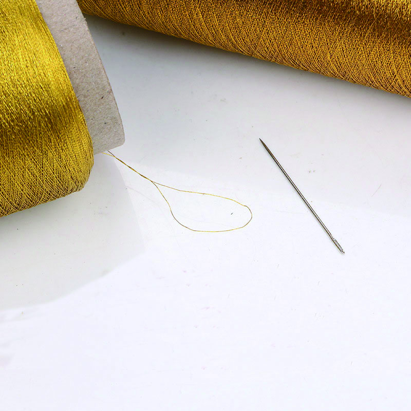 Gold/Silver Thread Computer Cross-stitch Thread Embroidery Threads Metallic Fine Wire Overlock Sewing Machine Textile Thread