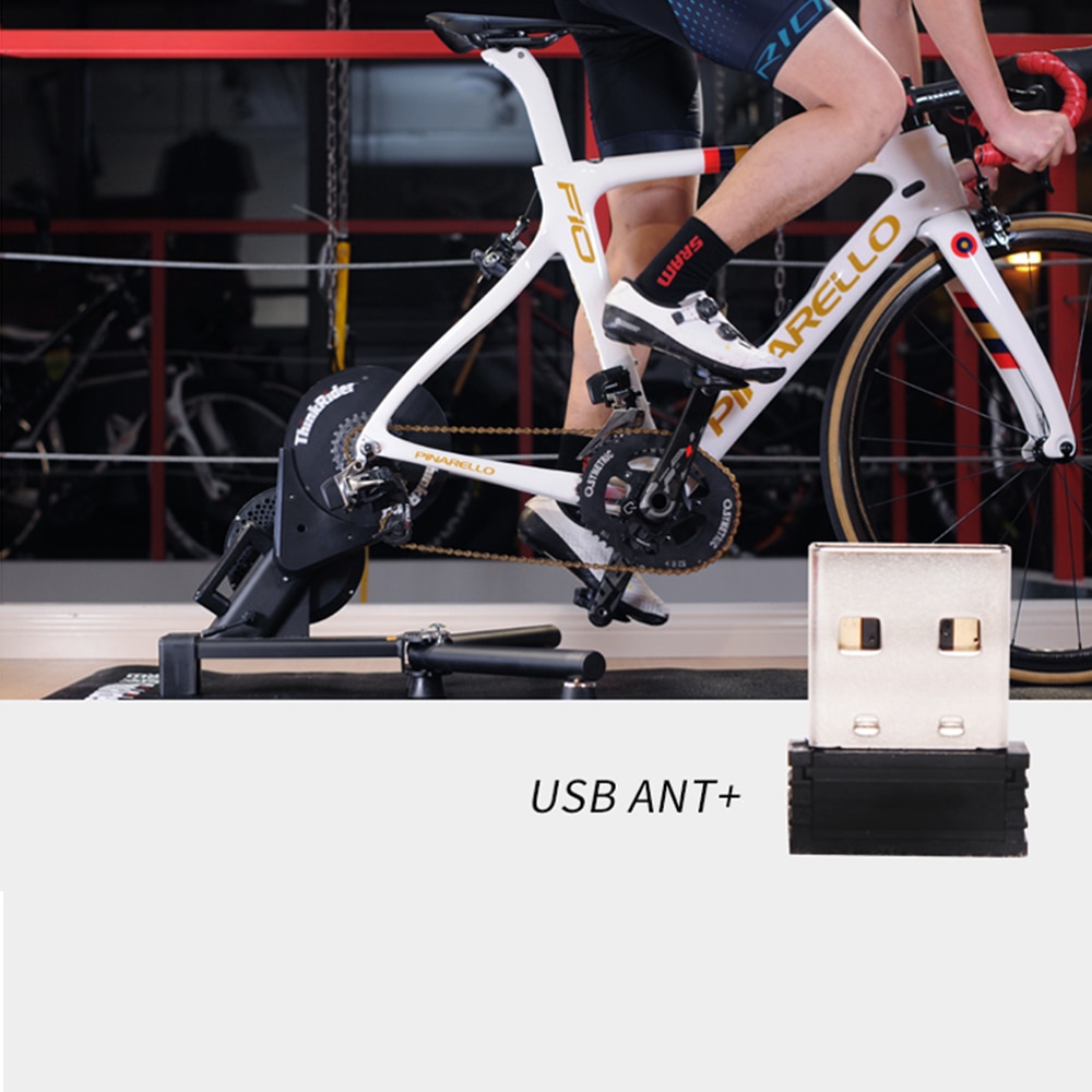 ThinkRider-transmisor receptor ANT + USB mejorado, Compatible con Garmin, Ordenador de bicicleta, ANT Stick, Sensor de cadencia de velocidad