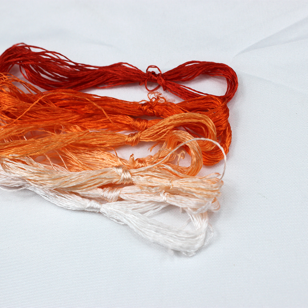 8 sztuk nici robić haftowania ręcznie haftowane nici jedwabne Spiraea jedwabne linie: Ciemny zielony