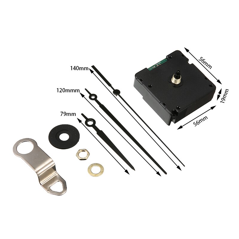 Quartz Uurwerk Tool Set Radiogestuurde Dcf Quartz Klok Mechanisme Tool Onderdelen Voor Diy Klok Reparatie Zwart