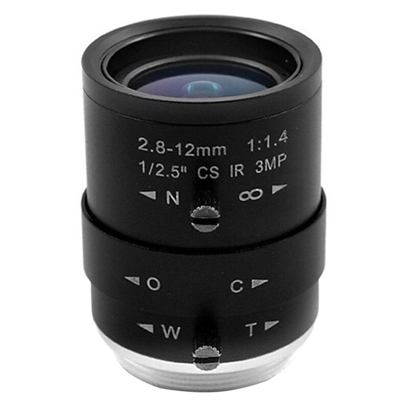 3mp hd-überwachungskameraobjektive , 2.8-12mm variofokalobjektive mit manuellem zoom und cs-anschluss für industrielle sicherheitskameras: Default Title