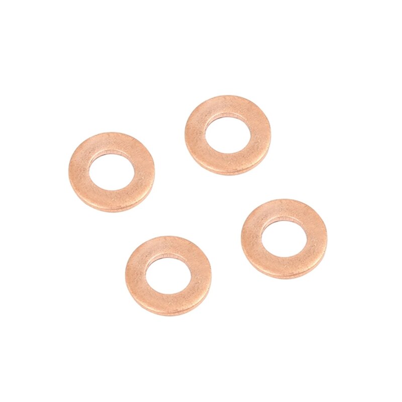 4Pcs Fuel Injector Seal Copper Washer for ford Transit MK7 2.2 2.4 3.2 2006