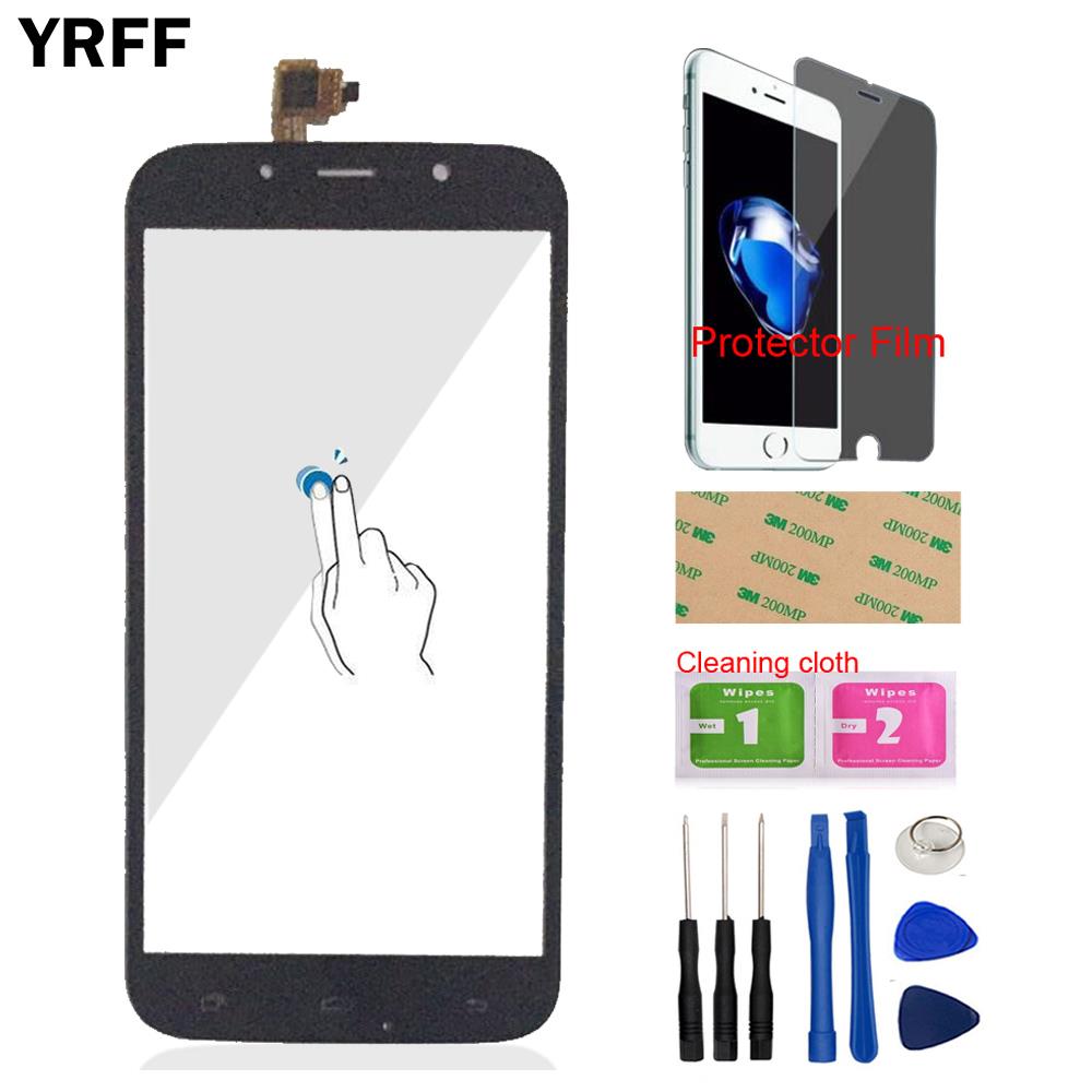 YRFF 5.5 inch Mobiele Telefoon Touch Screen Panel Touchscreen Voor UMI Rome X Digitizer Panel Glas Protector Film Gratis Lijm