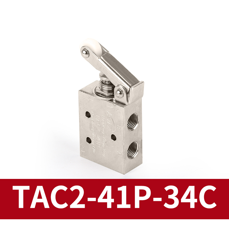 Luft pneumatisk mekanisk ventil vippeknap tac 2-41v 31v 41p 31p 41pp tac -4v 4p 3p 3v tv -3s: Grøn
