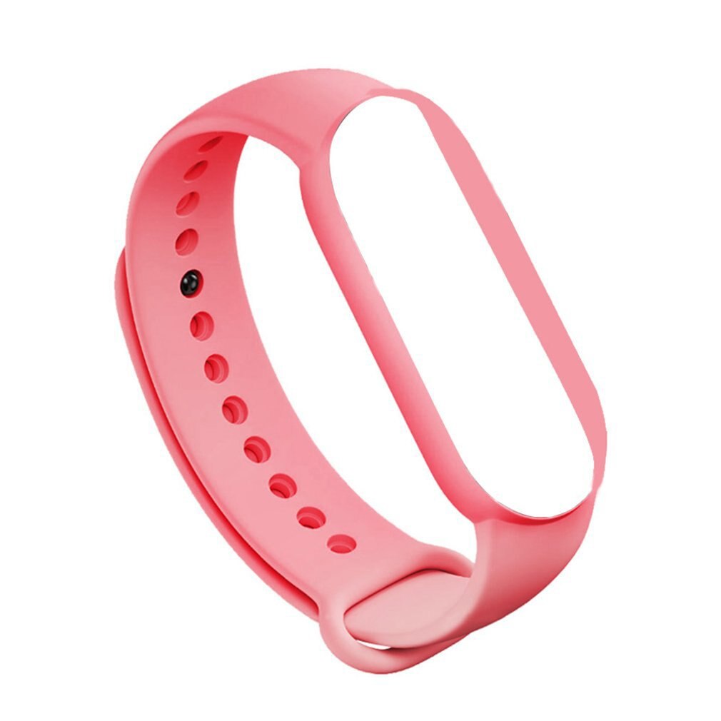 Suitable For Mi Band 5 Wristband Replacement Strap Bracelet Wristband Strap Fitness Tracker Wristband: Pink