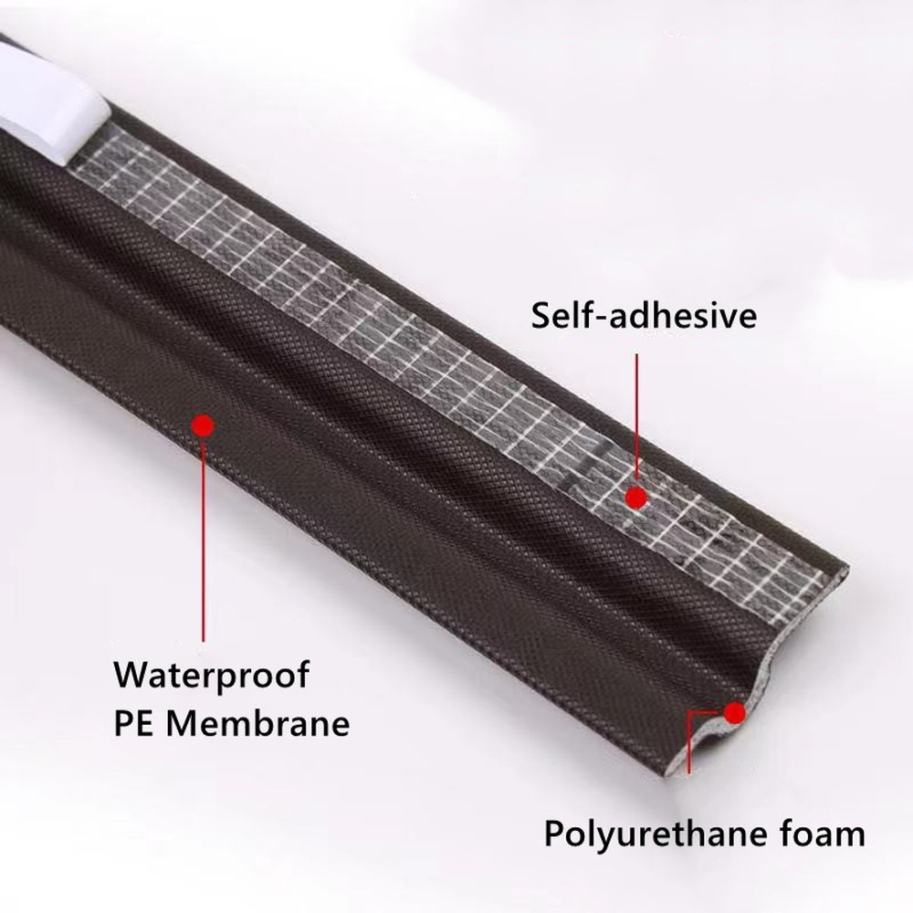 Sealing Window Sealing Strip PU Foam Dustproof Soundproofing Sealing Tape Weather Stripping Door Window Accessories