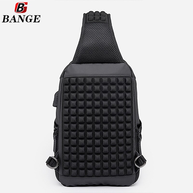 Men Sports Shoulder Bag for 9.7inch IPad Cross Body Bags Breathable Chest Pack Waterproof Messenger Women Male Sling Casual Bag