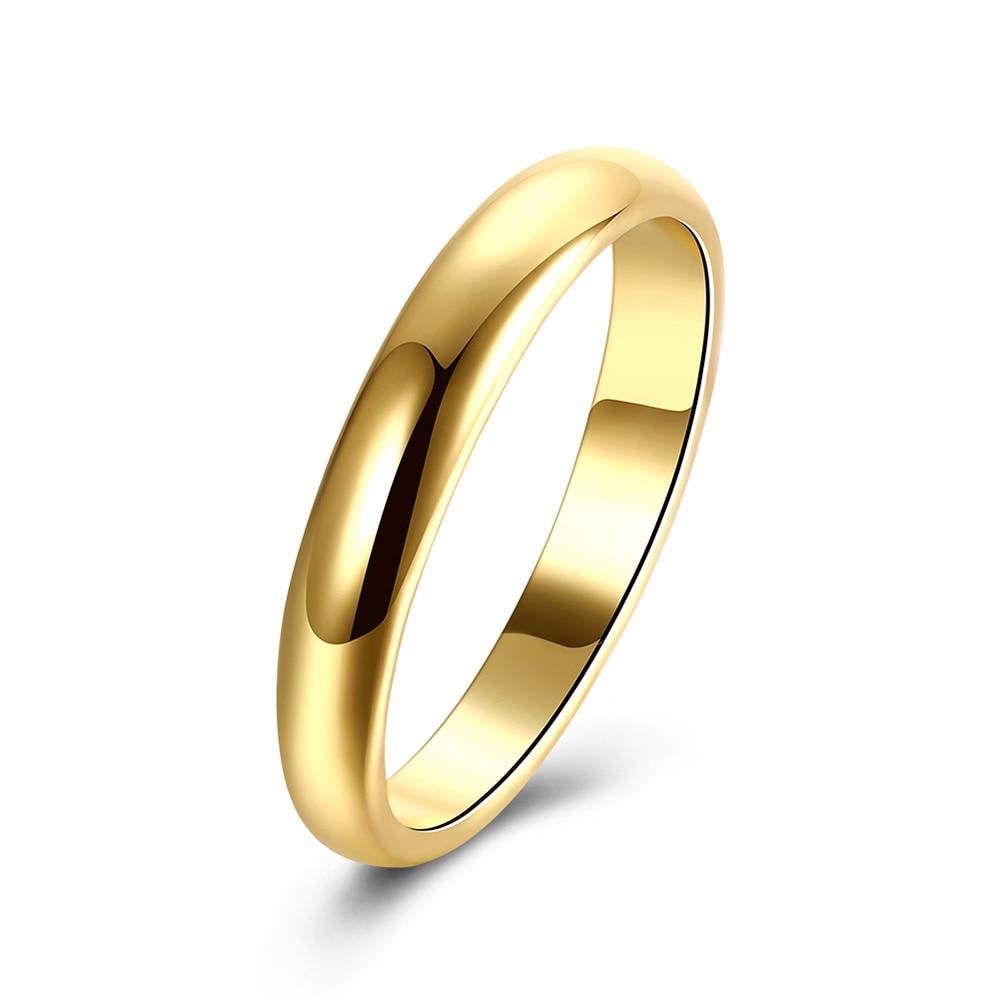 Witgouden dames 316l roestvrij staal 4mm meer kleur zwarte vingerringen sieraden ronde heren trouwring feest