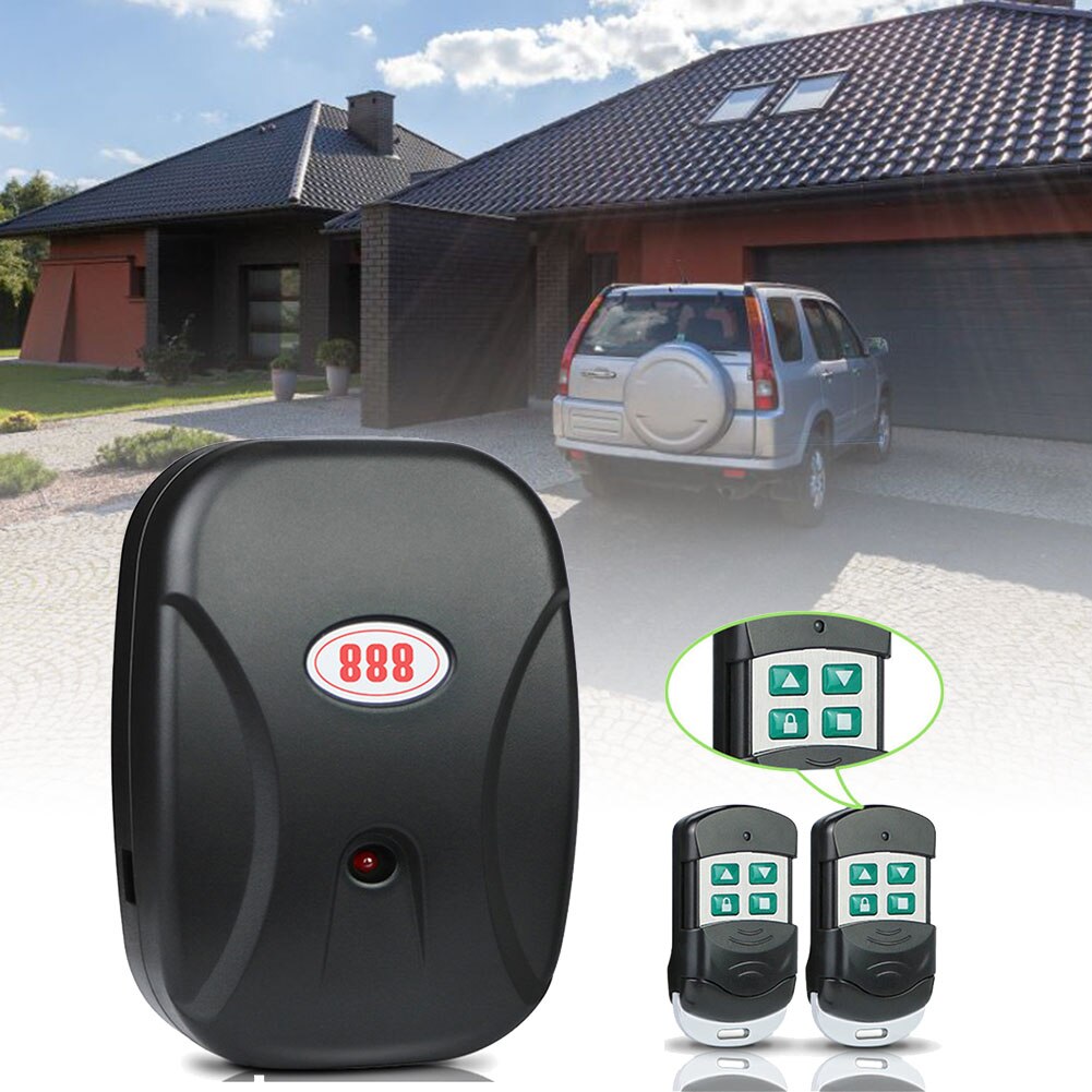 Garage Door Wireless Remote Control Keychain 433Mhz External Electric Roller Shutter Door Wireless Controller For Garage Tool