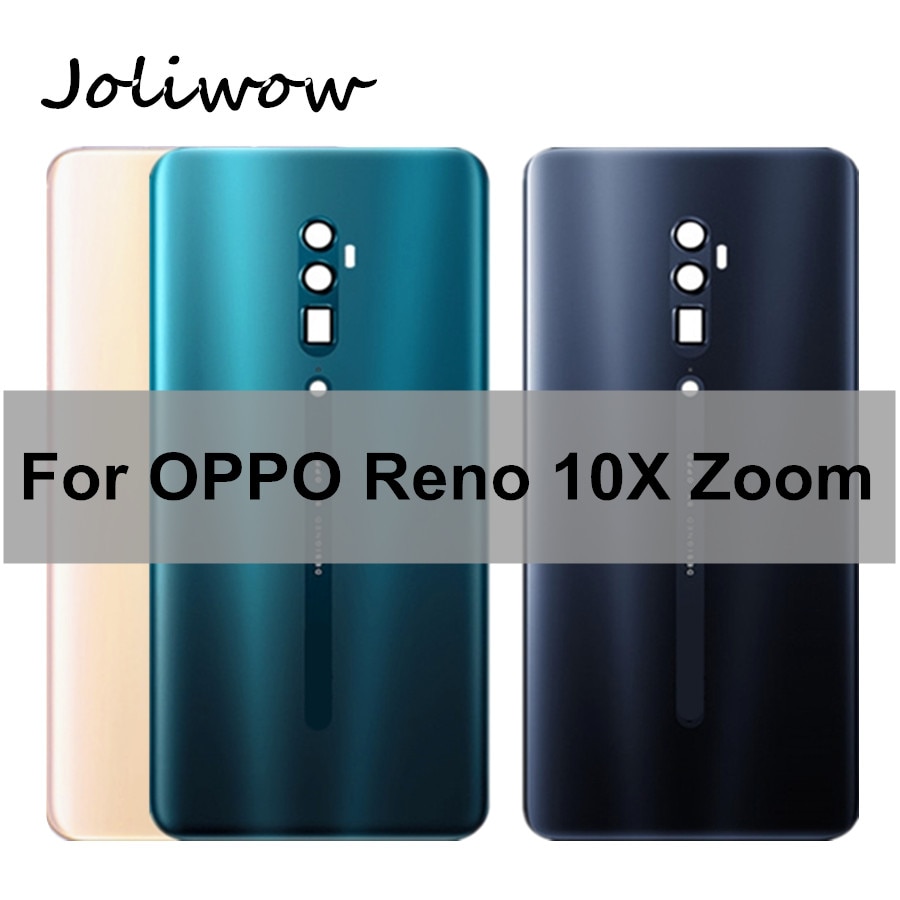 6,6 zoll Für OPPO Reno 10X Zoomen Gehäbenutzen Zurück Abdeckung Glas Batterie Tür fallen Ersatz für Oppo Reno 10x Zoomen batterie Abdeckung