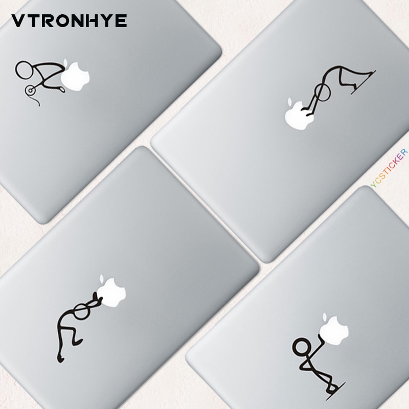 Funny Cartoon Laptop Partial Sticker for Apple Macbook Pro Air Retina 11 12 13 15 Laptop PVC Vinyl Decal laptop Skin Sticker