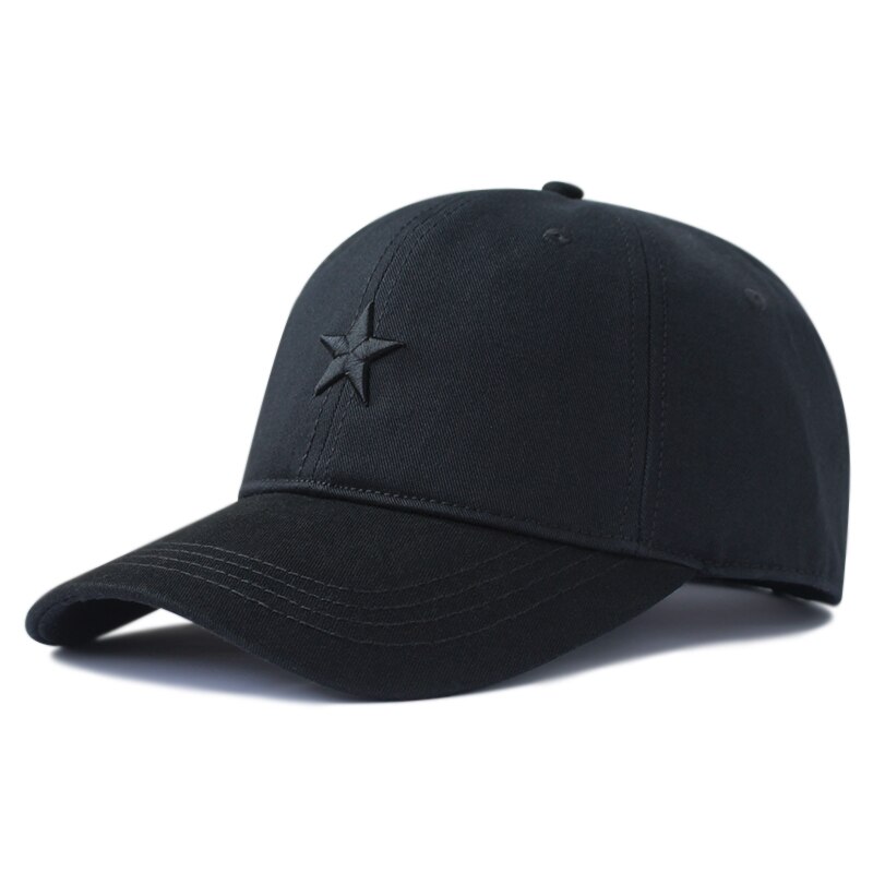 56-61cm 62-68cm large head Man Big Size Causal Peaked Hats Cool Hip Hop Hat Man Plus Size Baseball Caps: black black / 56-61cm