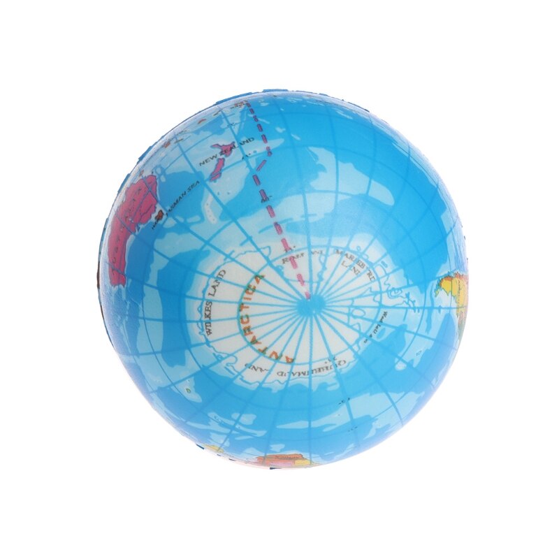 Snel Stijgende Squeeze Antistress Stress Wereldkaart Bal Planeet Aarde F3ME