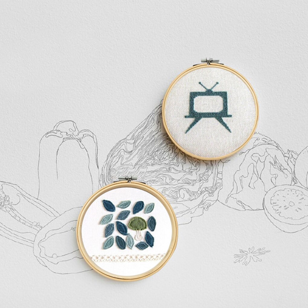 1PC 10cm 13cm 16cm Embroidery Cross-Stitch Wooden Frame Hoop Circle Embroidery Shed DIY Hand Craft Sewing Needwork Tool