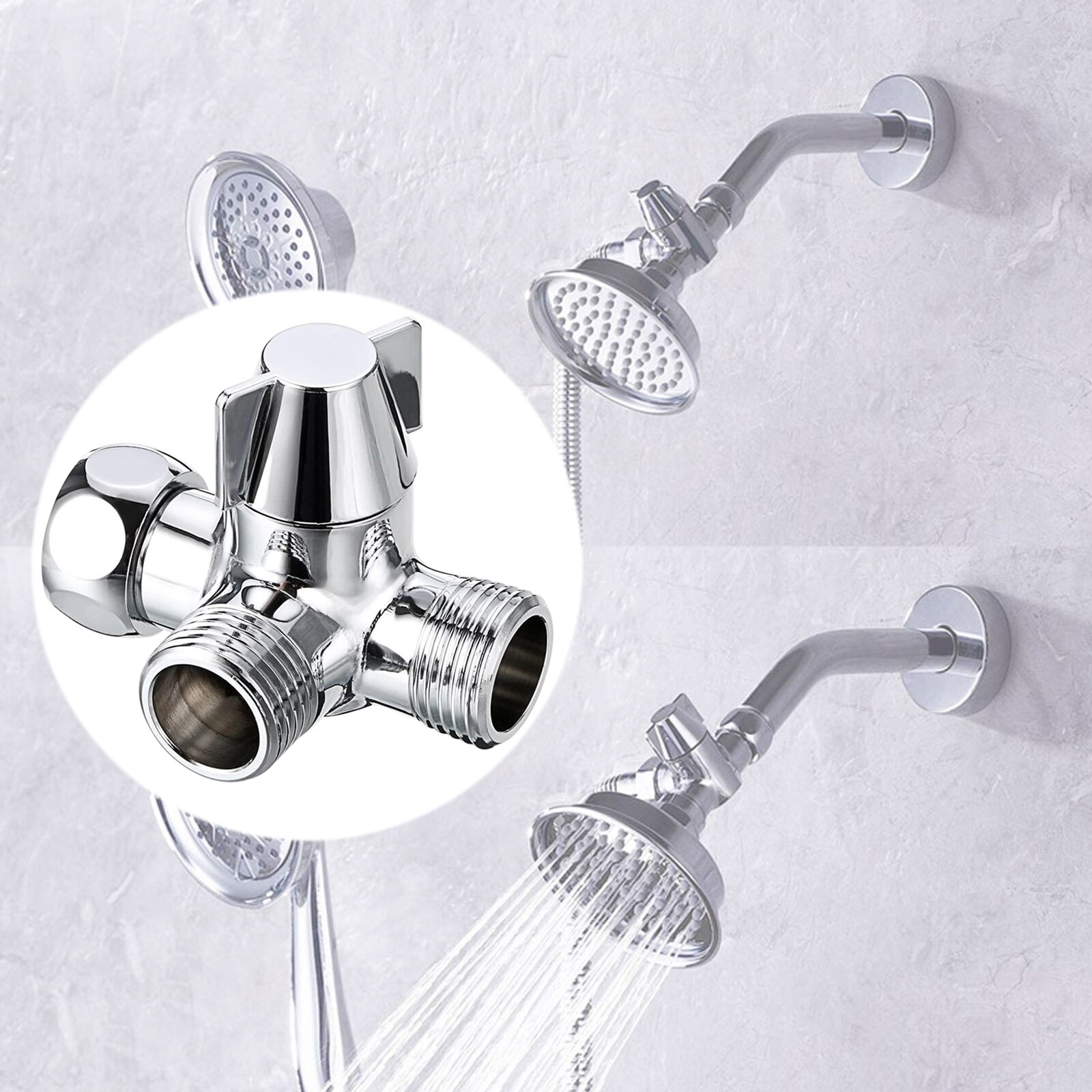 Switch Faucet Adapter 3 Ways Kitchen Sink Splitter Diverter Valve Water Tap Connector For Toilet Bidet Shower Kichen Accessories