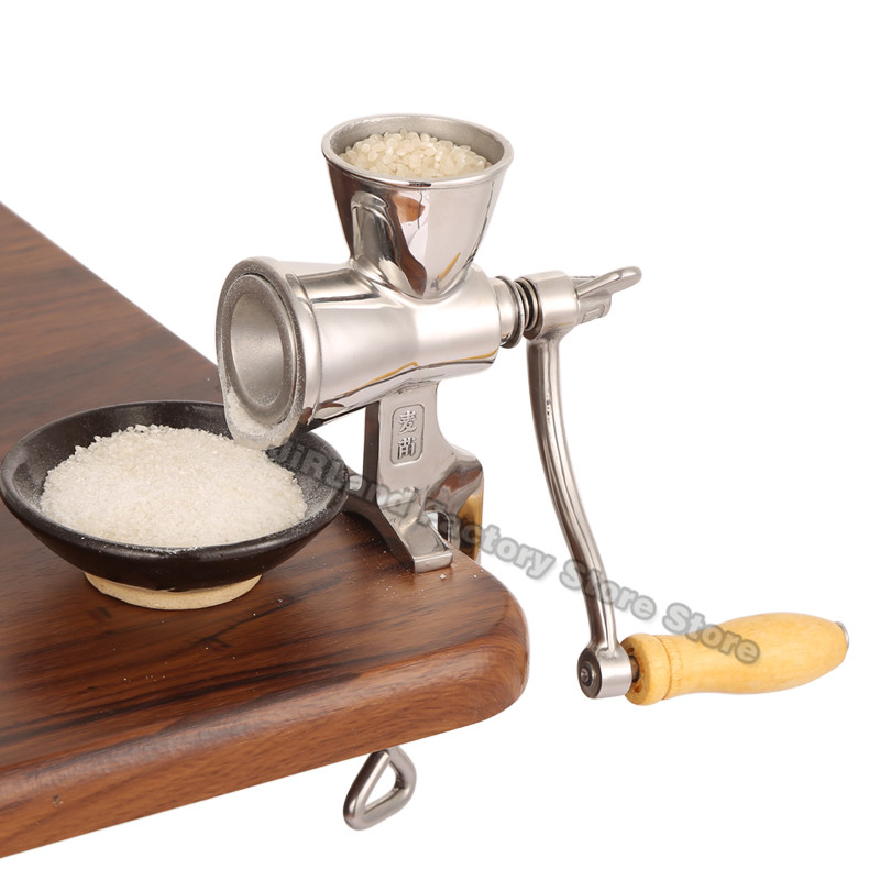 304 Edelstahl Mahl maschine Mühle manuelle Kakaobohnen mühle Vollkorn-und Pfeffermühle Gewürzmühle