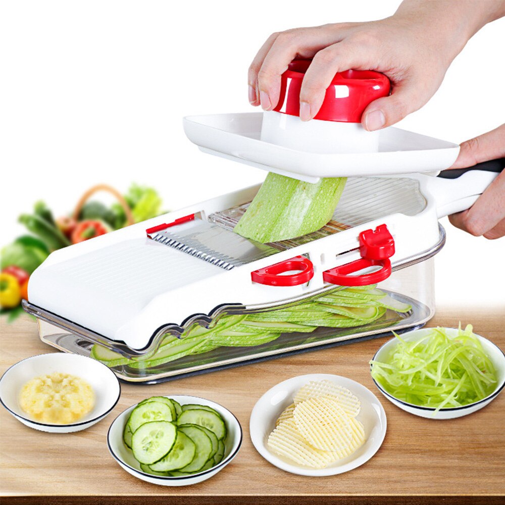 Quick-done Onion Chopper Pro Vegetable Chopper Mandoline Slicer Dicer With 3 Replaceable Blades Veggie Chopper Cutter