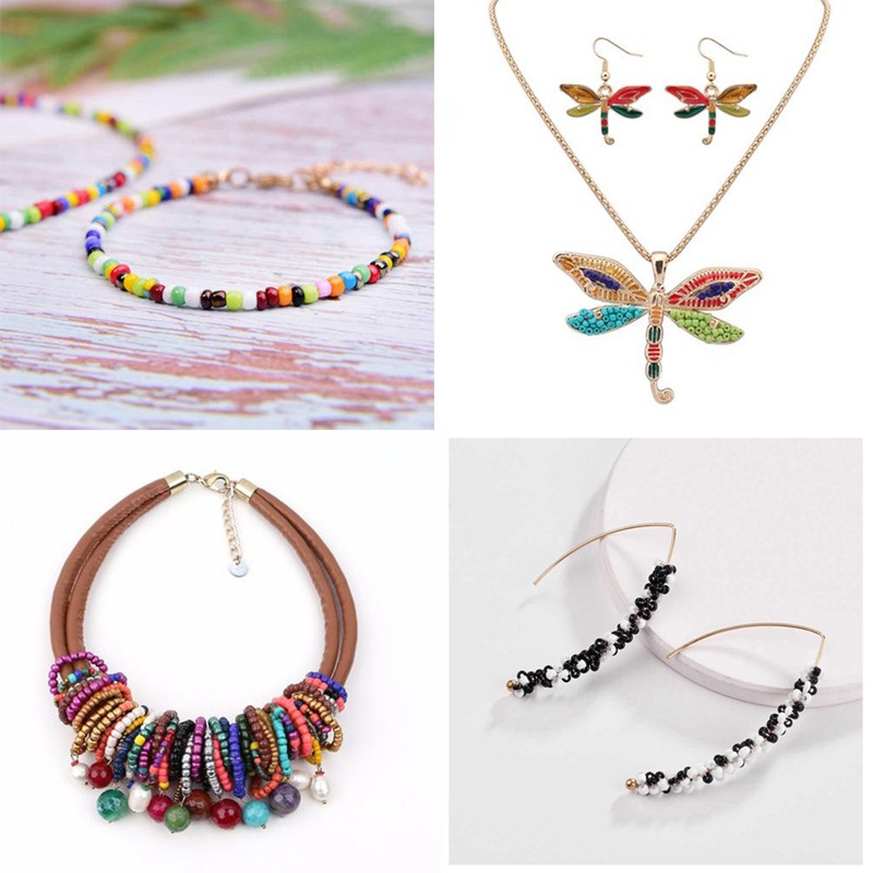 Colgante de corazón de 15g, 2mm, 3mm, 4mm, efecto de teñido, cuentas de semilla de cristal checo, cuentas de pulsera DIY para fabricación de joyas, accesorios