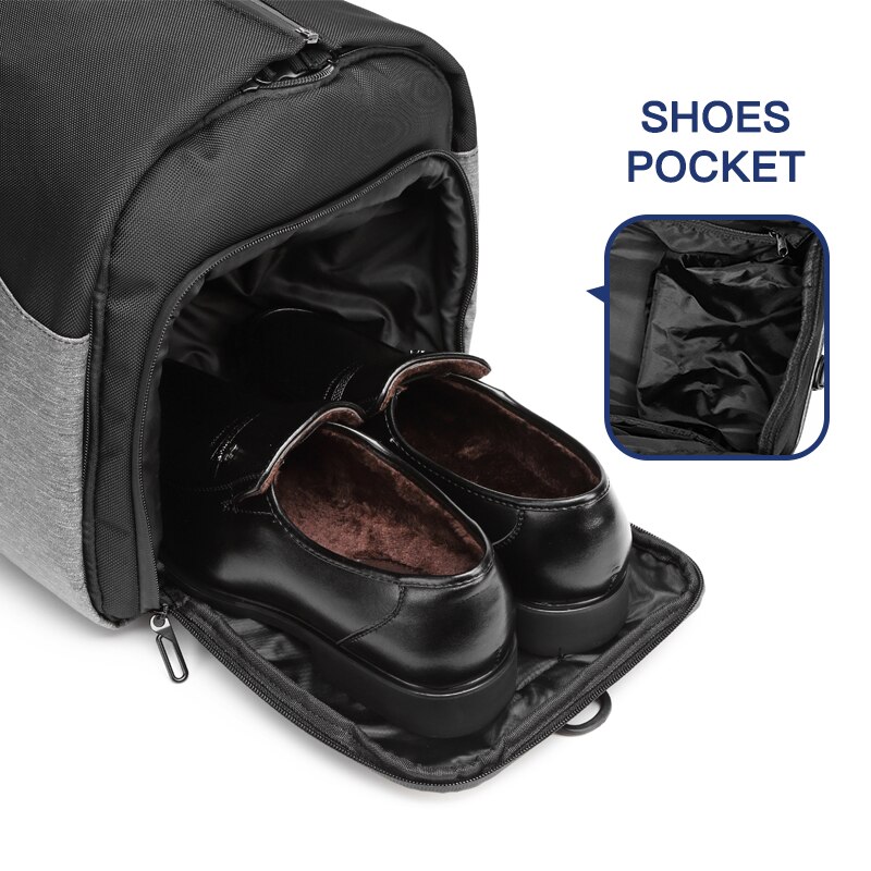 Multifunction masculino terno de armazenamento saco de viagem grande capacidade bolsa de bagagem à prova dwaterproof água bolsa de viagem sapatos bolso