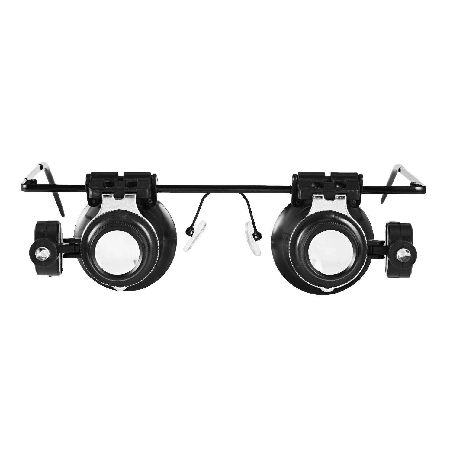 ACEHE-lupa Binocular de doble ojo, herramienta de reparación de relojes, lupa con dos luces LED ajustables, 20X