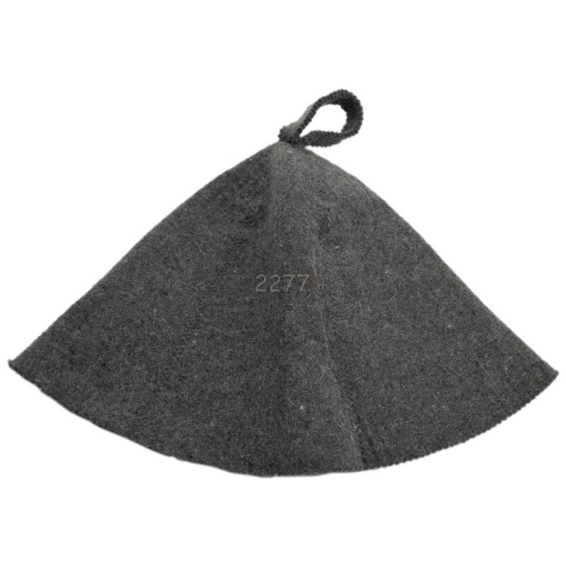 Wolvilt Sauna Hoed Anti Warmte Cap Voor Bad Huis Hoofd Protectio MAY03