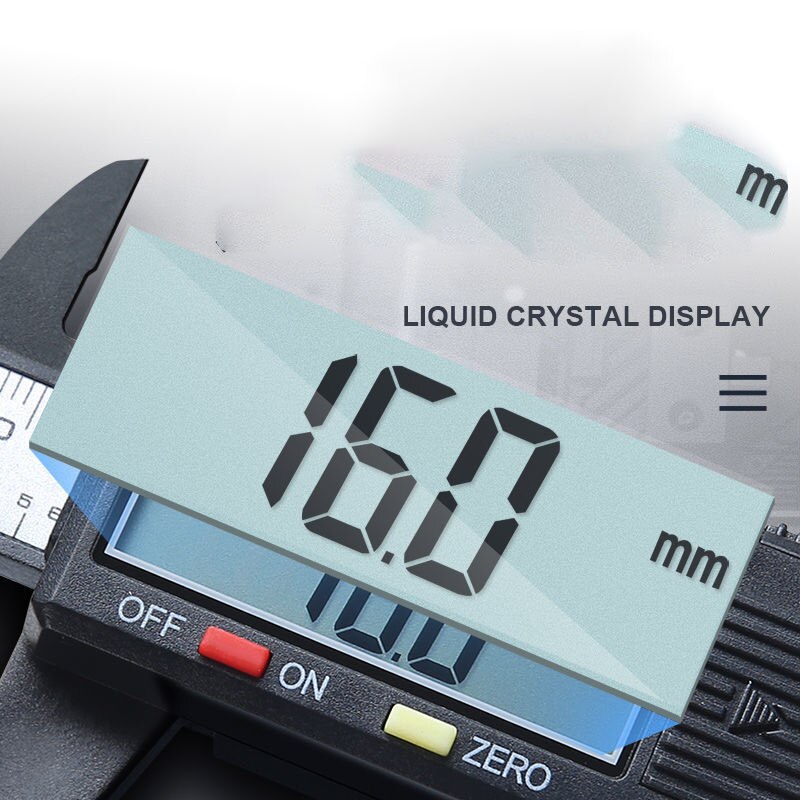 Digital Caliper 6 Inch Electronic Vernier Caliper 100mm Calliper Micrometer Digital Ruler Measuring Tool 150mm Measuring Tools