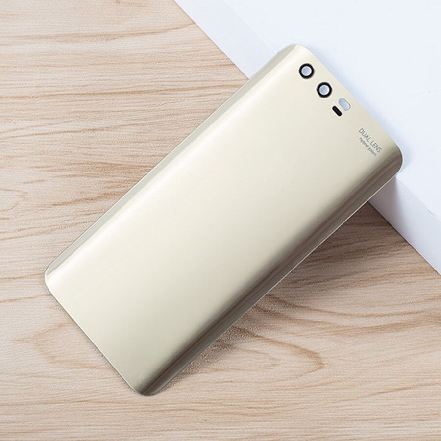 Muokattu ilman logoa huawei honor 9 :lle takalasikansi akun luukun kansi takakotelon paneelin vaihto+tarra