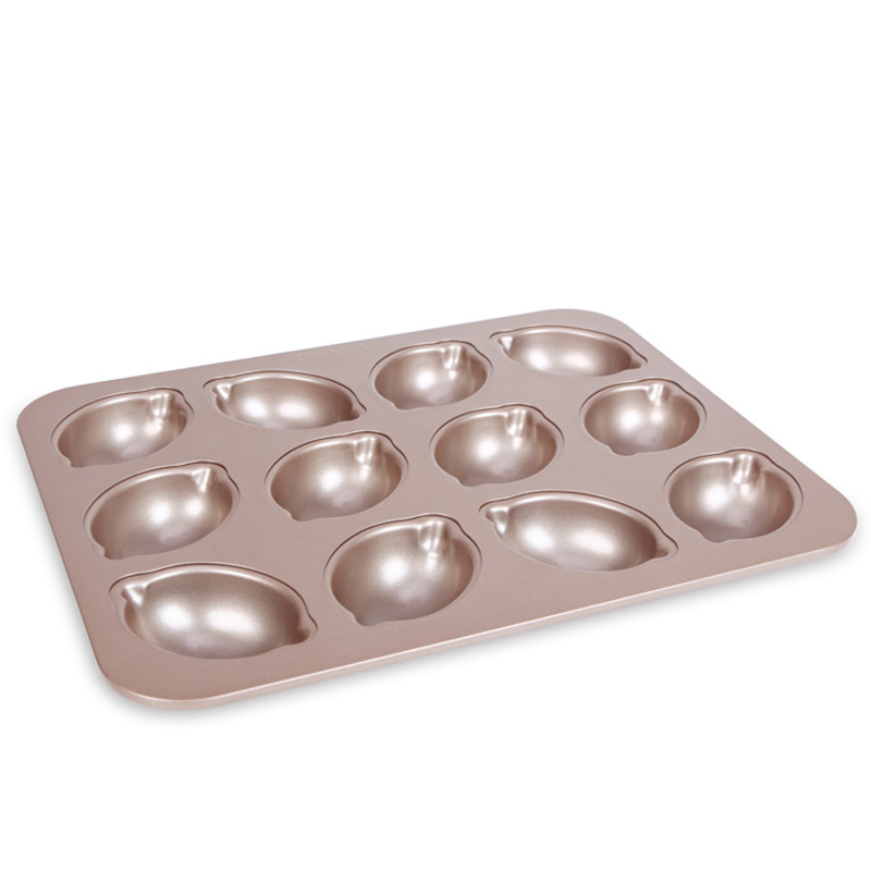 3d tecknade metallformar non-stick bröd kakform värmebeständig baktillbehör för hemkök  mm60hb