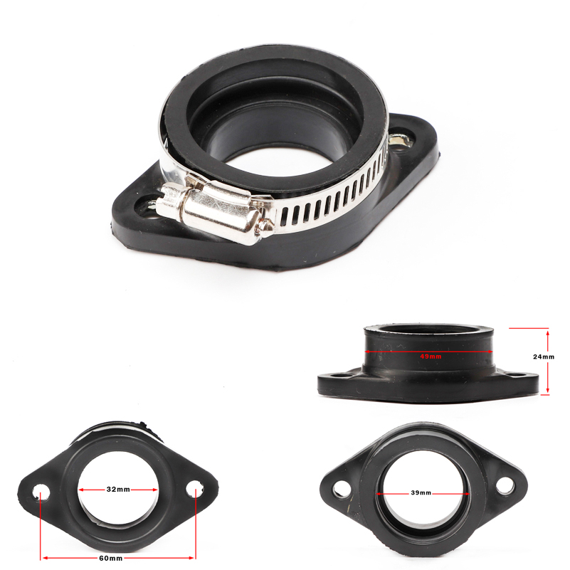 Universal- 40mm Motorrad Gummi Adapter Einlass Ans... – Grandado