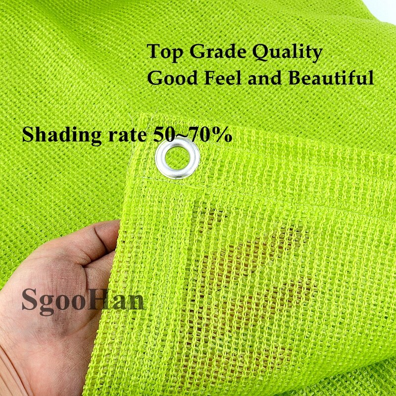 0.8X5/1.7x3m HDPE Anti-UV Emerald Green Sunshade Net Balcony Succulent Plant Ventilation Sun Shading Net Courtyard Shade Cooling