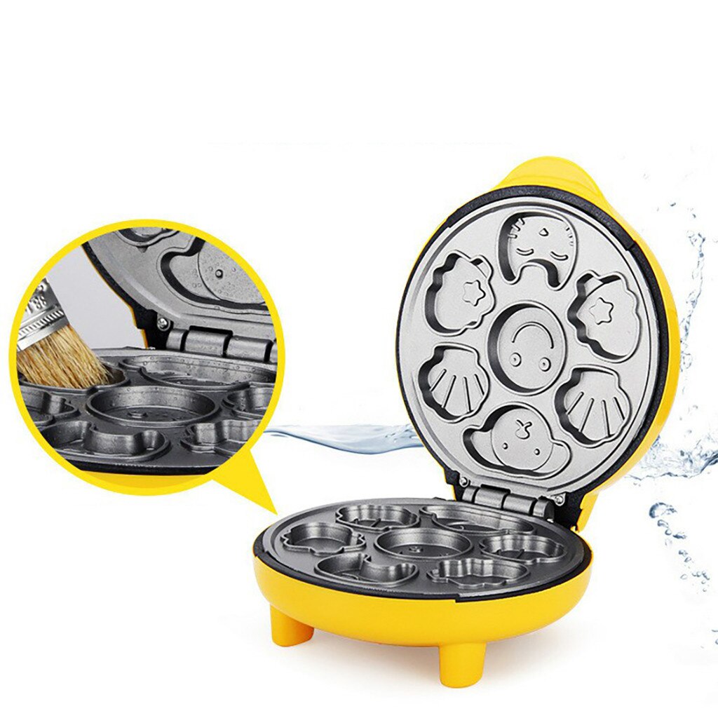 Mini Home Electric Cake Maker Non-stick Breakfast Egg Cake Oven Breakfast Waffle Bread Machine Egg Cake Oven Pan Machine#G30