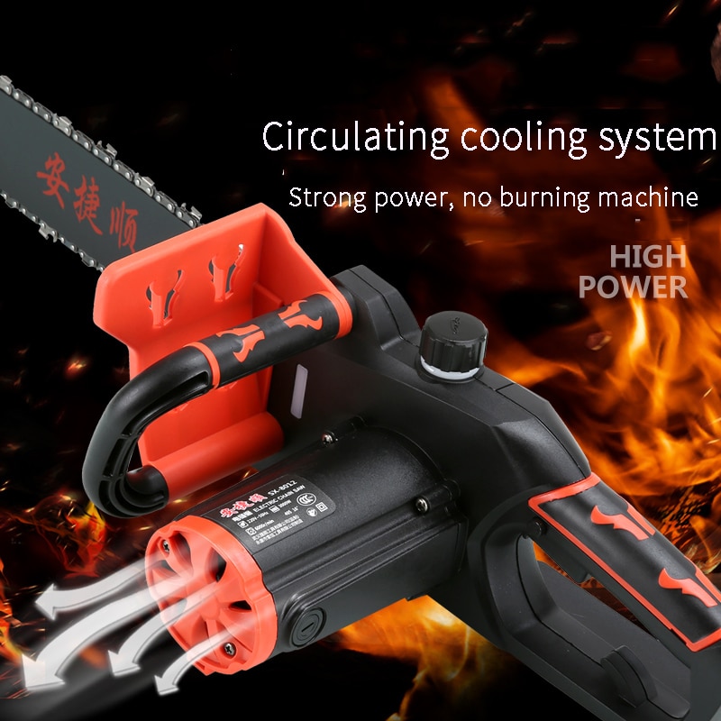 Chainsaw logging saw household electric chain saw multifunctional chain saw automatic fuel injection high power woodworking elec